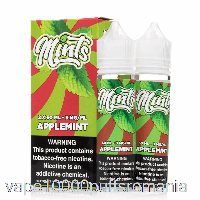 Vape Romania Applemint - Menta Vape Co - 120ml 0mg